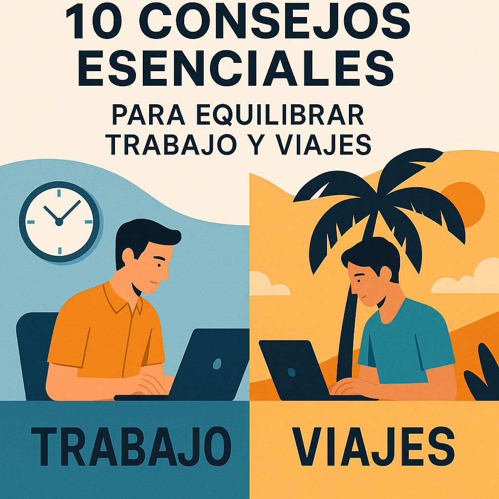 En este momento estás viendo 10 consejos esenciales para equilibrar trabajo y viajes